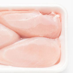 Chicken breast in packaging